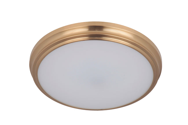 X6611-SB-LED - X66 flushmounts 1 Light 11" Wide Flush Mount - Satin Brass
