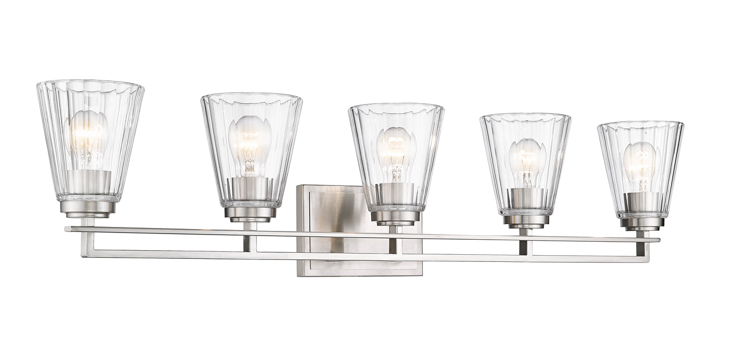 823-5V-BN - Lyna 5 Light 39" Vanity - Brushed Nickel