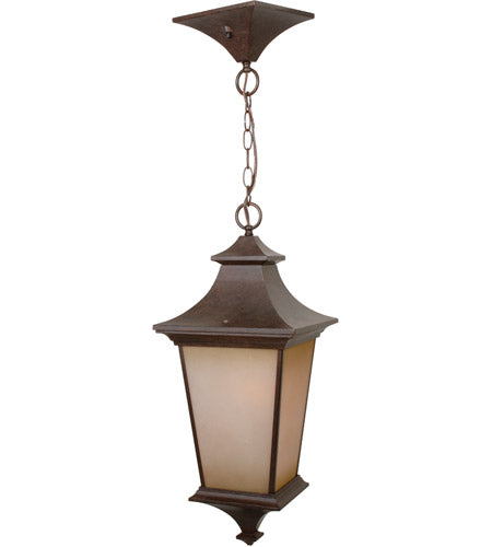 Z1321-AG - Argent 1 Light 10" Wide Outdoor Pendant - Aged Bronze Textured