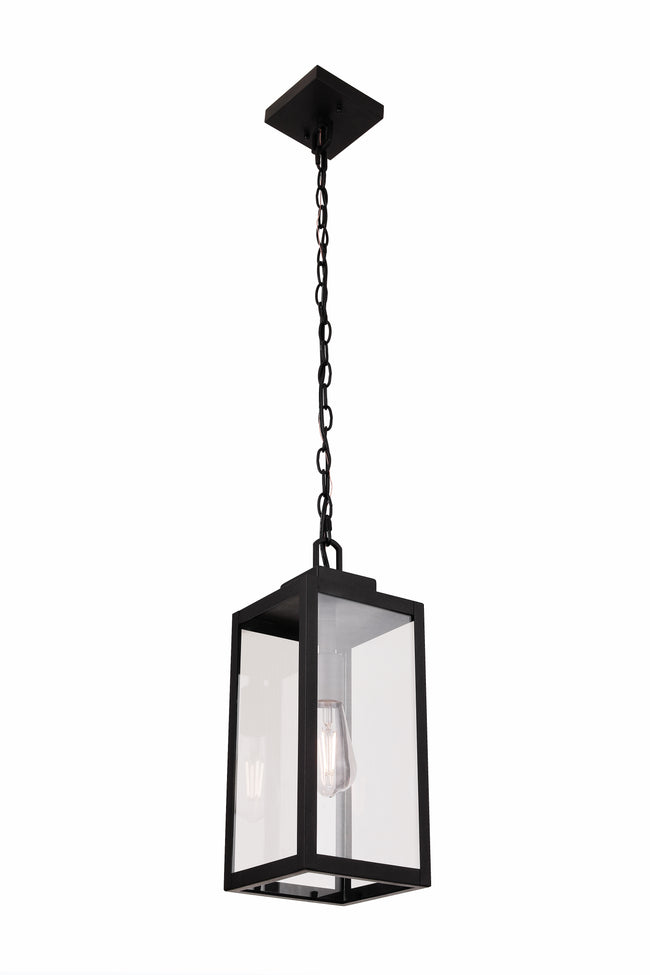 ZA6811-TB - Marin 1 Light 6.5" Wide Outdoor Pendant - Textured Black