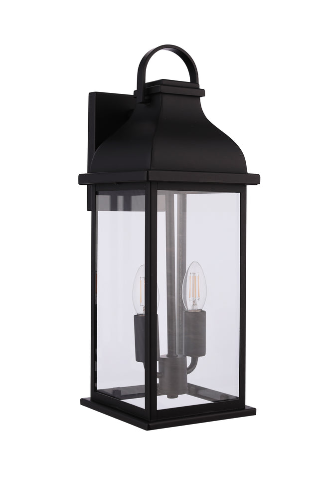ZA7214-MN - Bent Tree 2 Light 19" High Outdoor Wall Lantern - Midnight