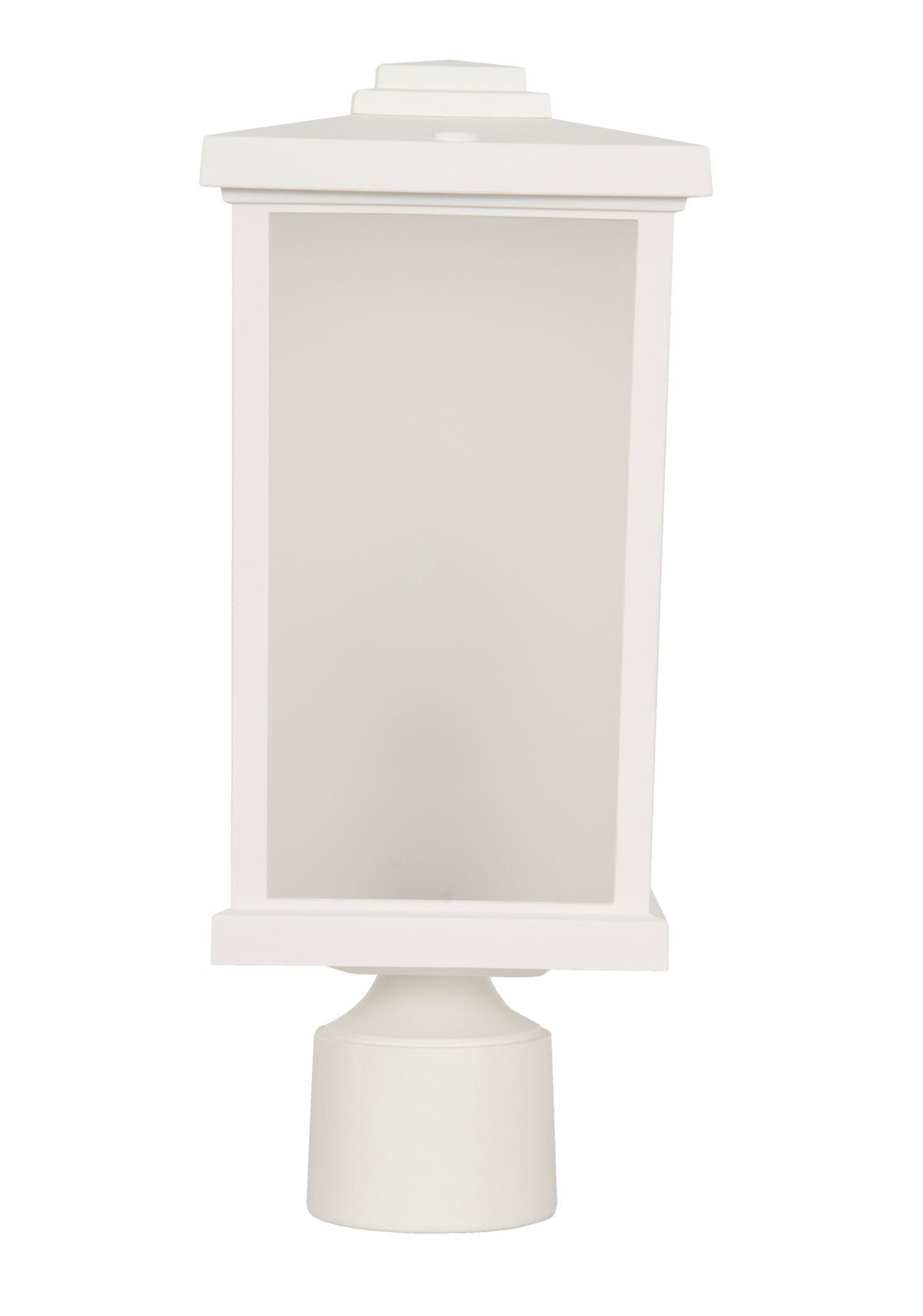ZA2415-TW - Resilience Lanterns 1 Light 15" High Post Mount - Textured White