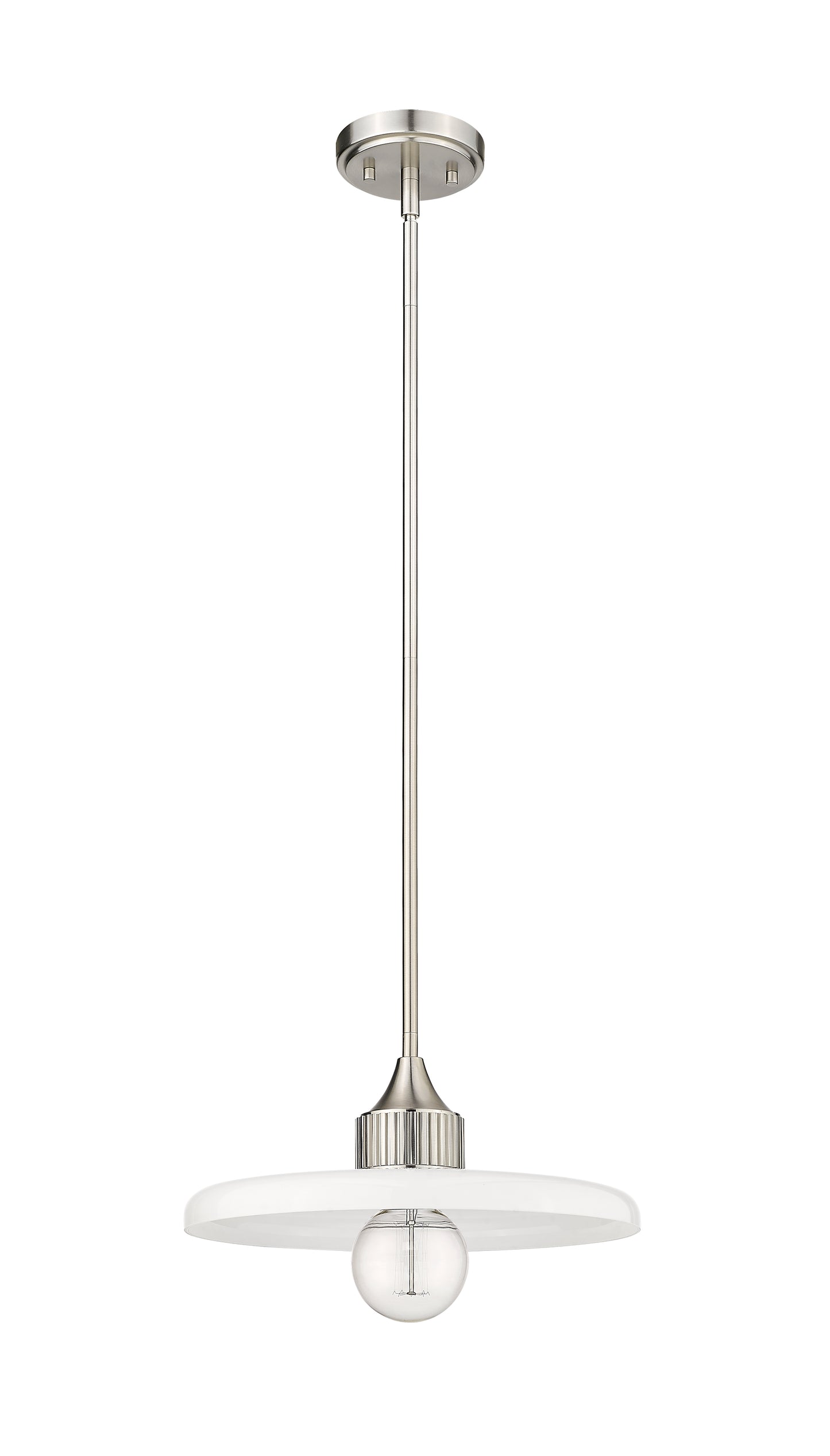 820P14-BN - Paloma 1 Light 14" Pendant - Brushed Nickel