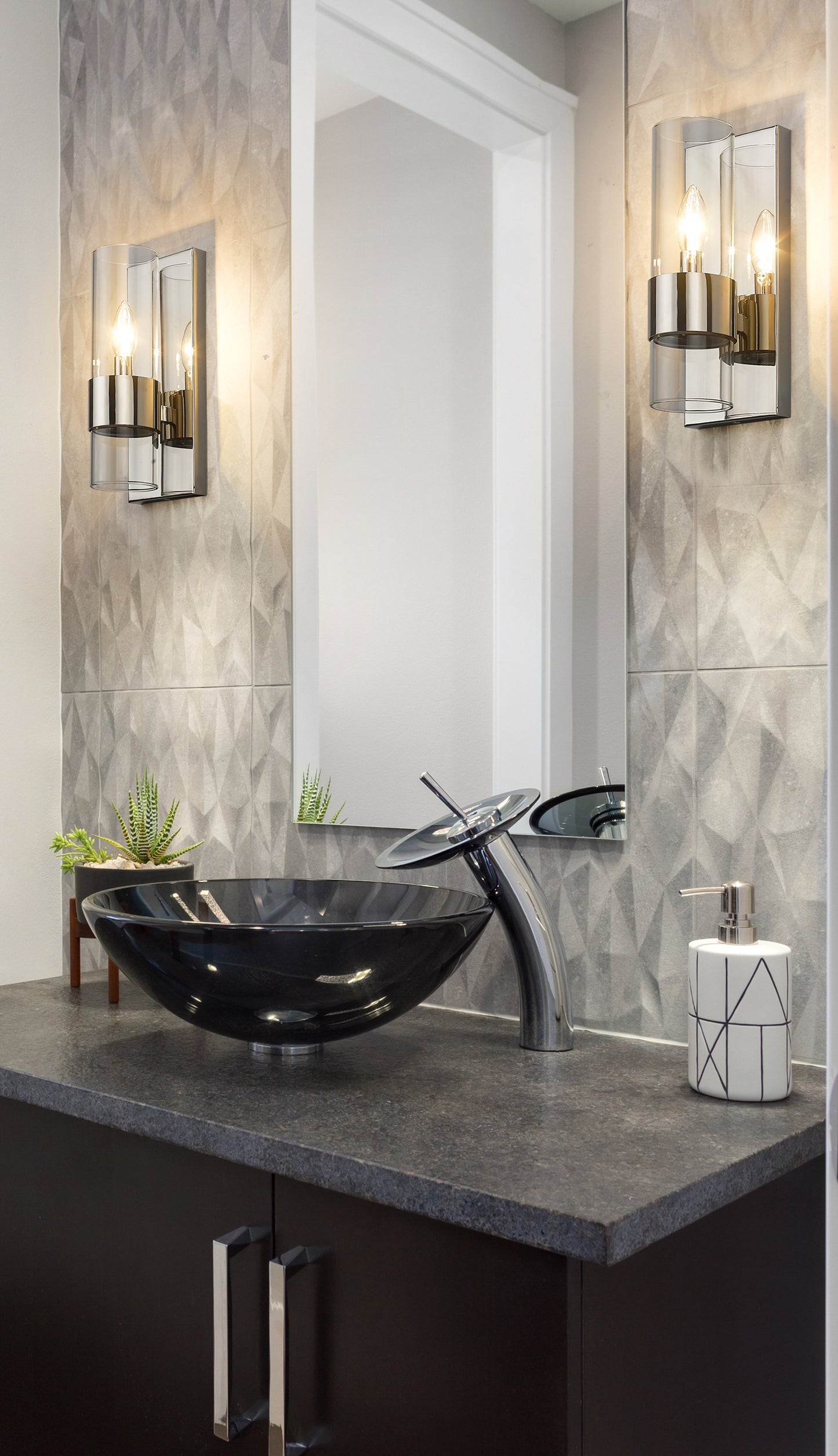 343-1S-PN - Lawson 1 Light Wall 12" Sconce - Polished Nickel