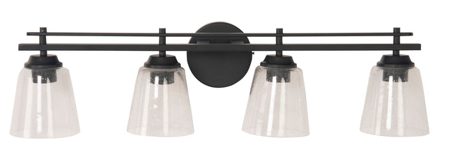 19633FB4 - Drake 4 Light 32" Wide Vanity Light - Flat Black