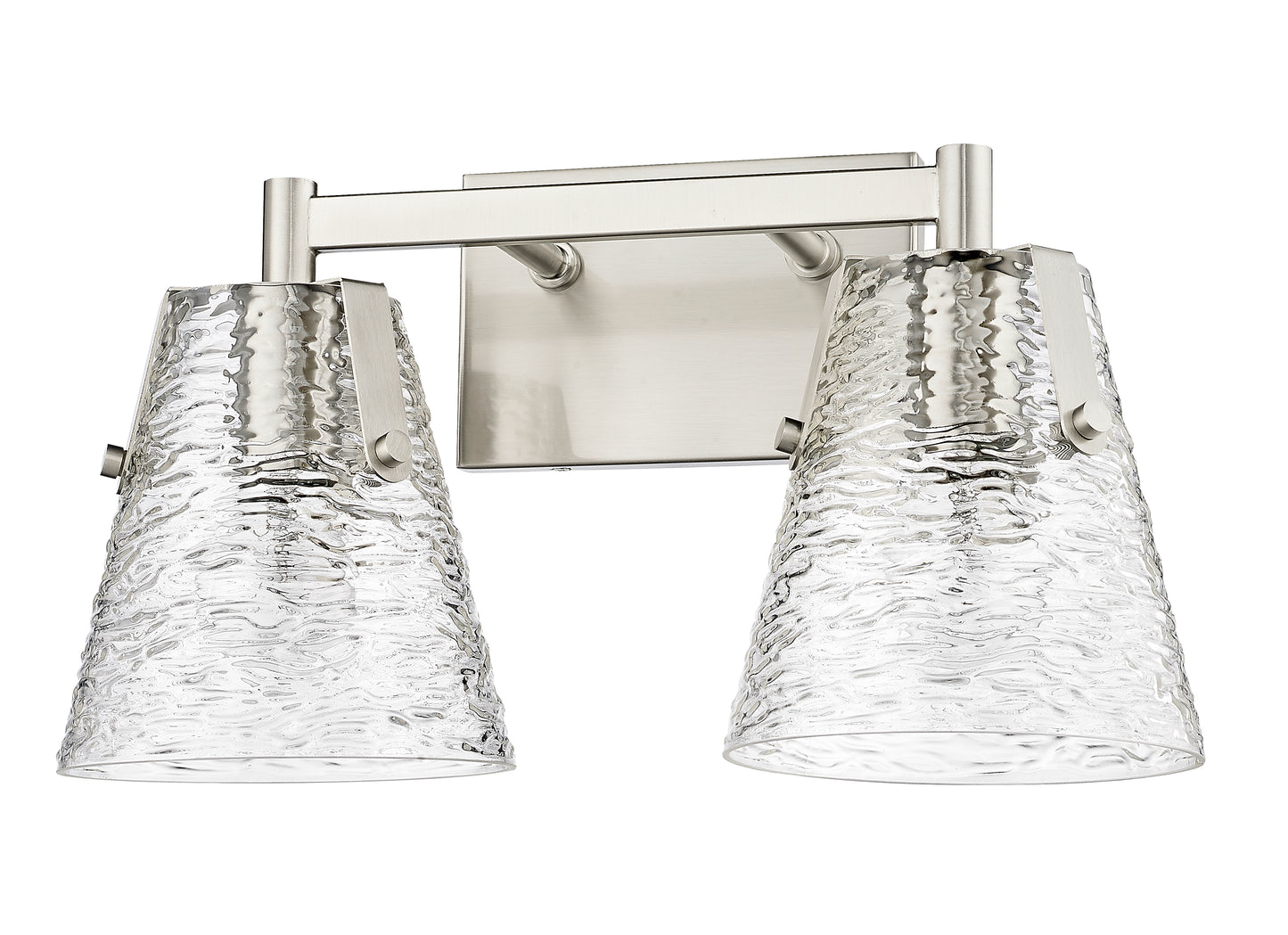 1101-2V-BN - Analia 2 Light 16" Vanity - Brushed Nickel