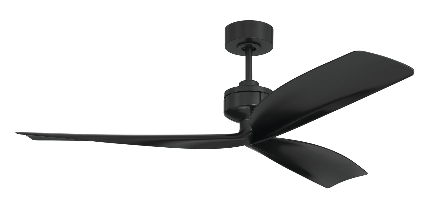 RFK52FB3 - Rafiki 52" 3 Blade Indoor Outdoor Ceiling Fan - Flat Black