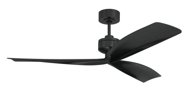 RFK52FB3 - Rafiki 52" 3 Blade Indoor Outdoor Ceiling Fan - Flat Black