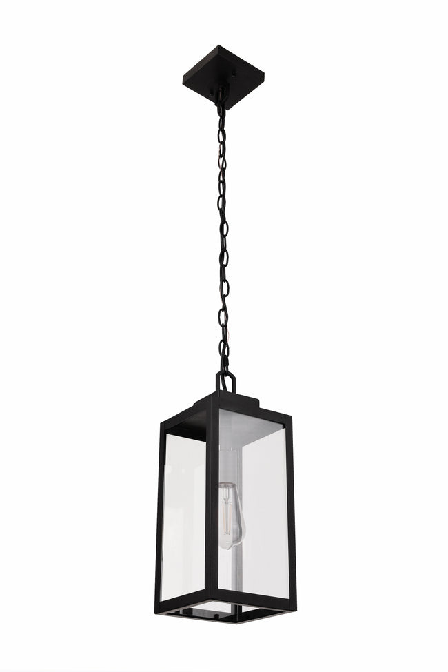 ZA6811-TB - Marin 1 Light 6.5" Wide Outdoor Pendant - Textured Black