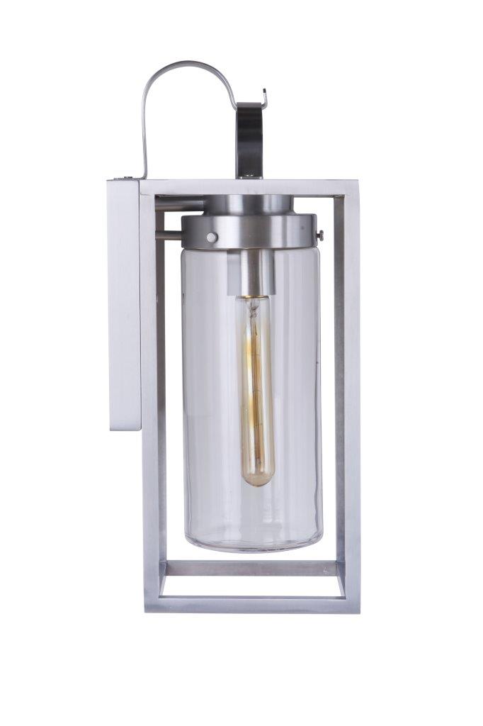 ZA4814-SA - Neo 1 Light 17" High Outdoor Wall Lantern - Satin Aluminum