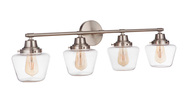 19538BNK4 - Essex 4 Light 38" Wide Vanity Light - Brushed Nickel