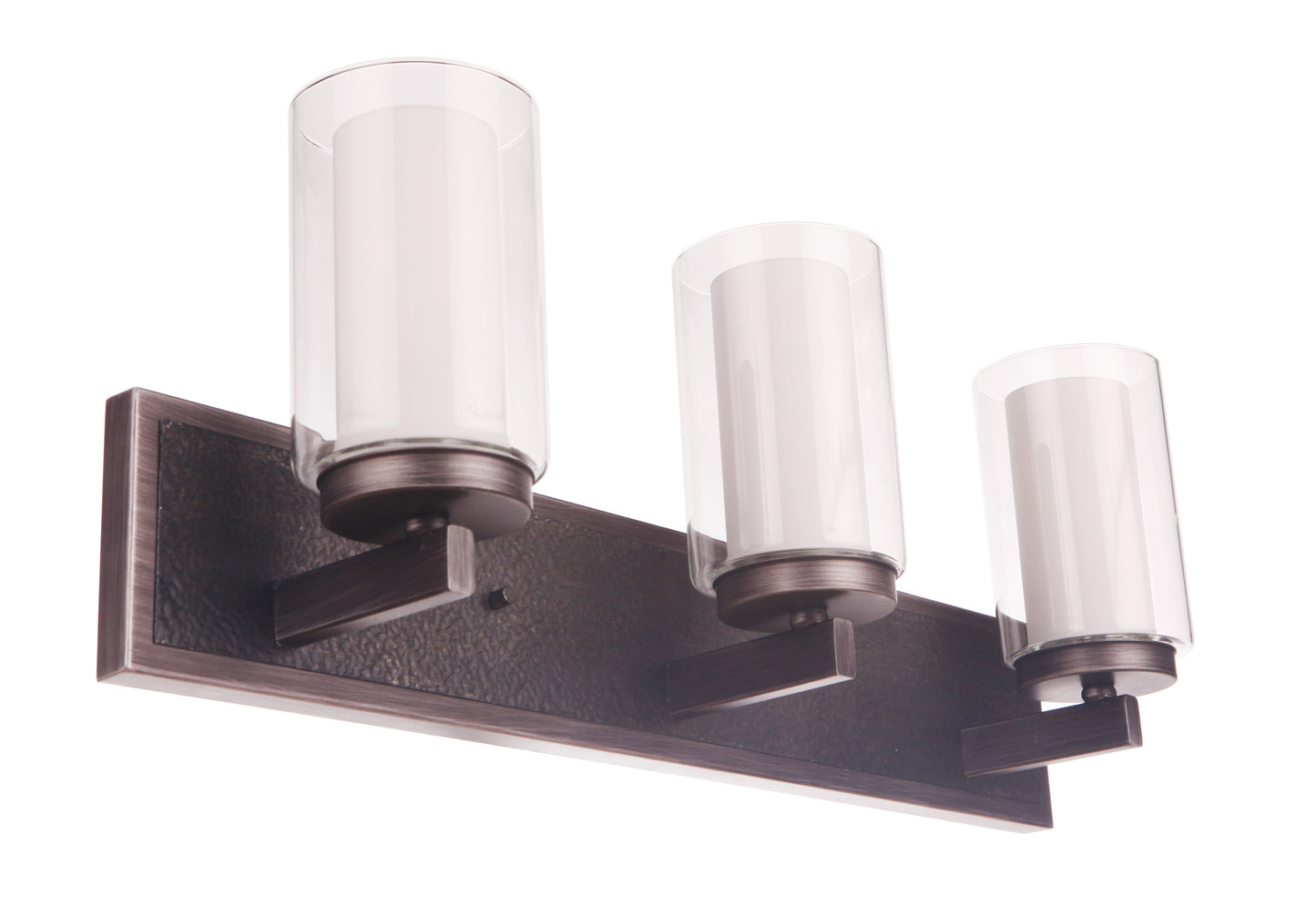 11624NIVNI3 - Texture 3 Light 24" Wide Vanity Light - Natural Iron / Vintage Iron
