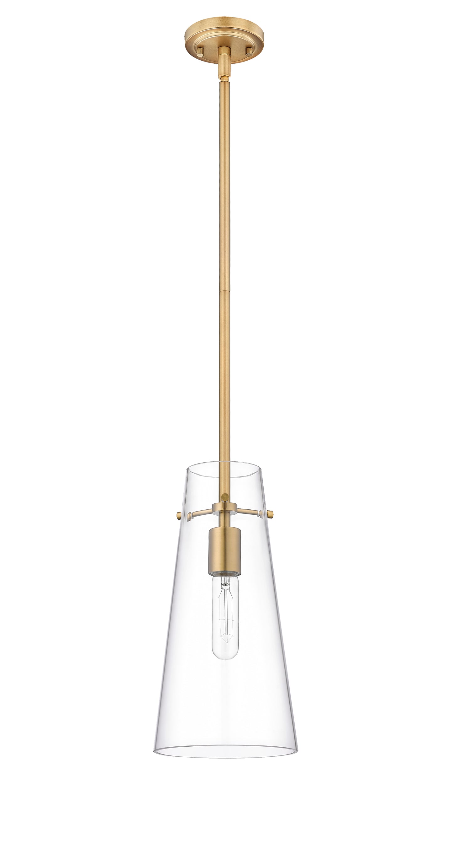 7508P-ROD-MGLD - Kira 1 Light 6" Pendant - Modern Gold