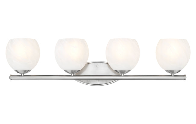 1963-4V-BN - Colette 4 Light 32" Vanity - Brushed Nickel