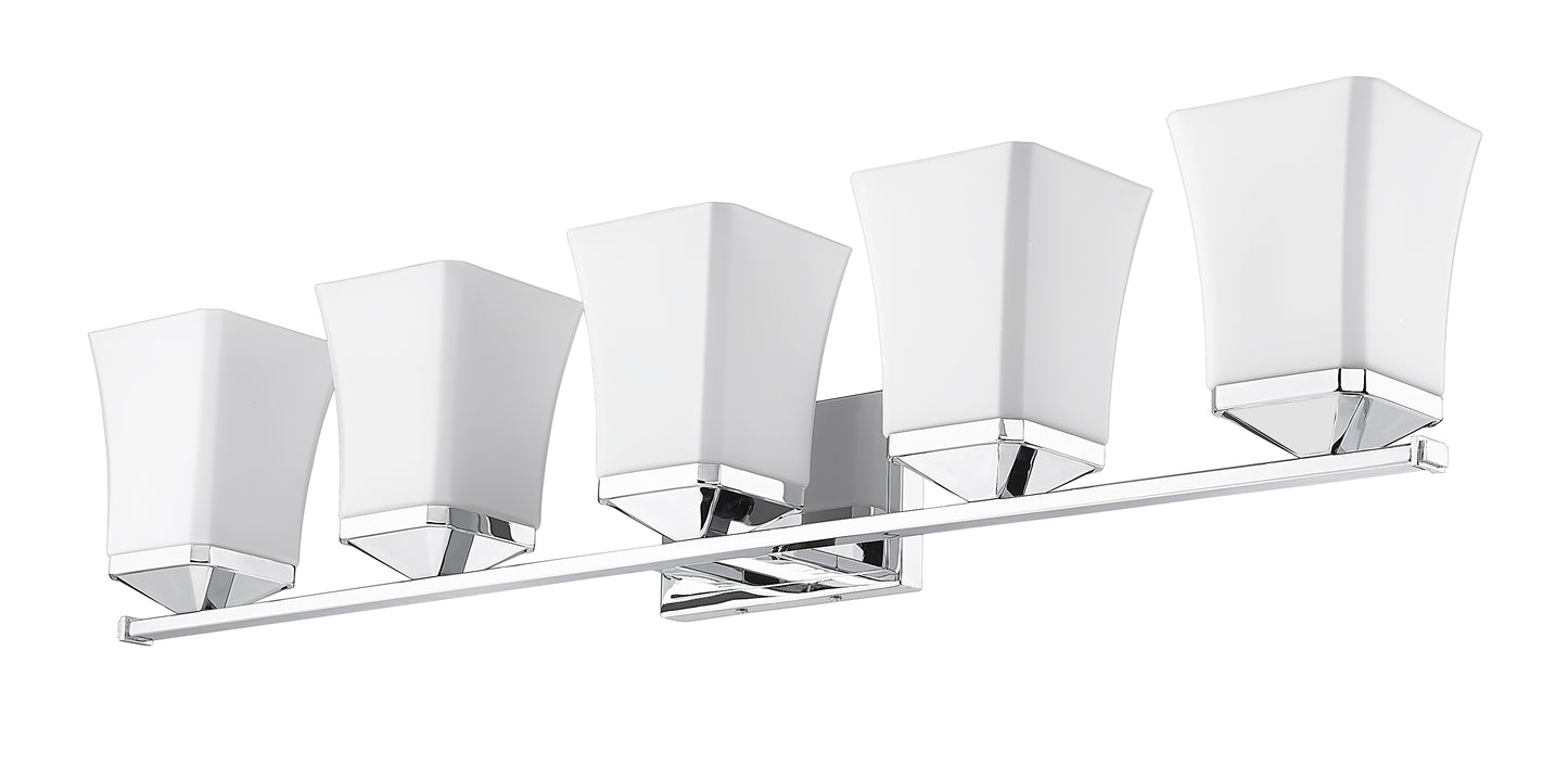 1939-5V-CH - Darcy 5 Light 38" Vanity - Chrome