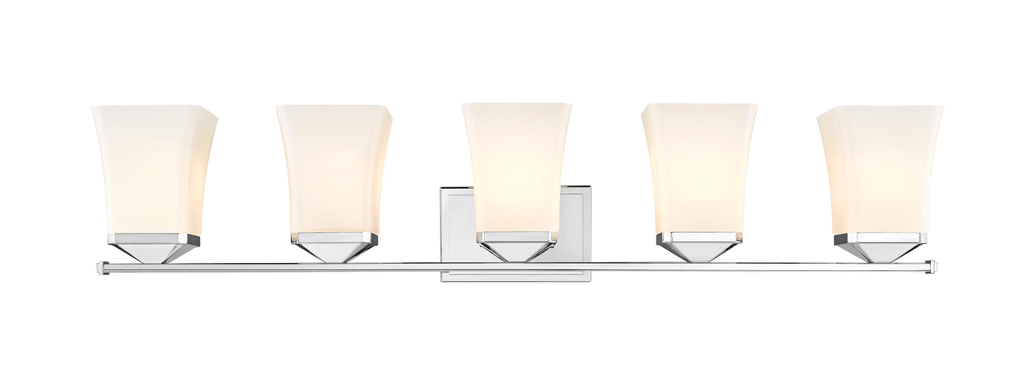 1939-5V-CH - Darcy 5 Light 38" Vanity - Chrome