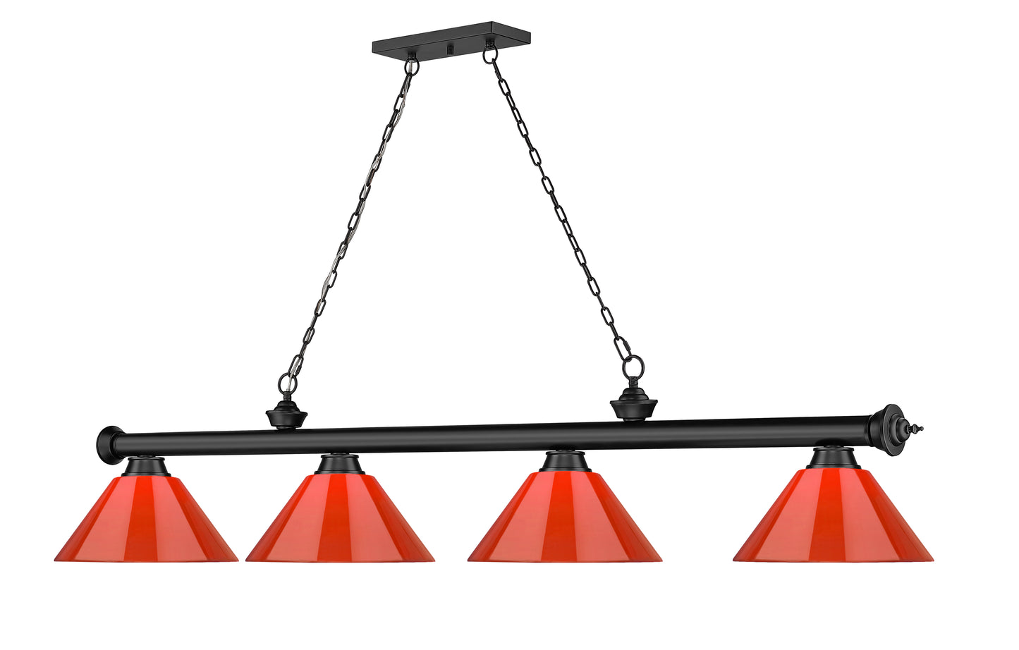 2306-4MB-PRD - Cordon 4 Light 81" Billiard - Matte Black
