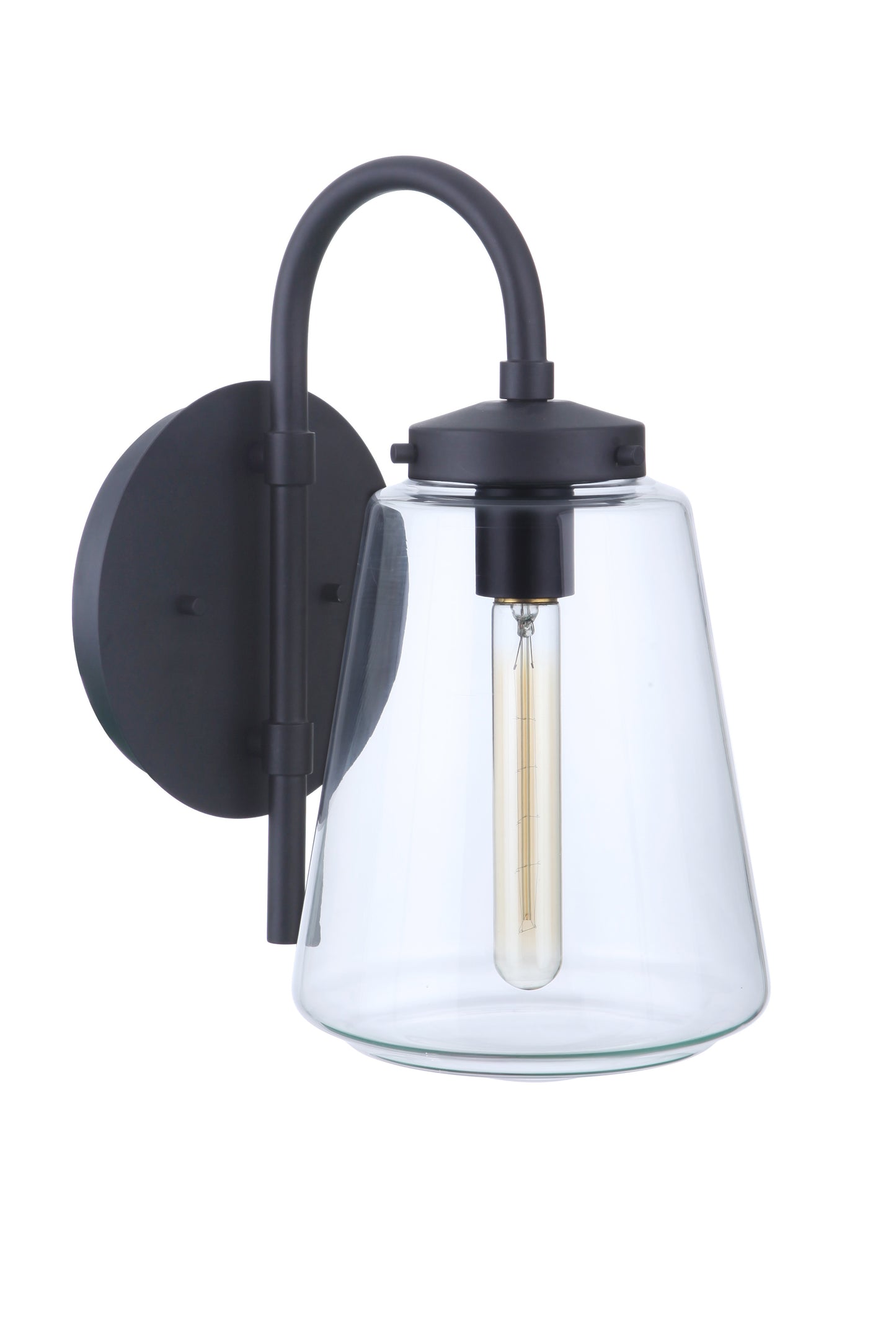 ZA3814-MN - Laclede 1 Light 15" High Outdoor Wall Lantern - Midnight