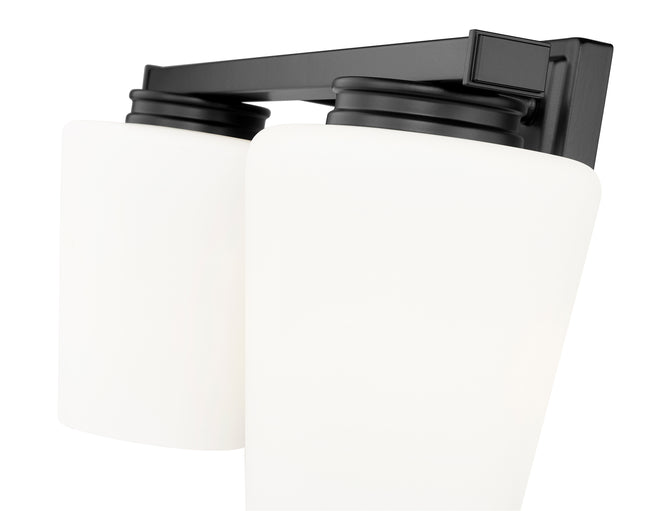 7703-2V-MB - Nextra 2 Light 16" Vanity - Matte Black