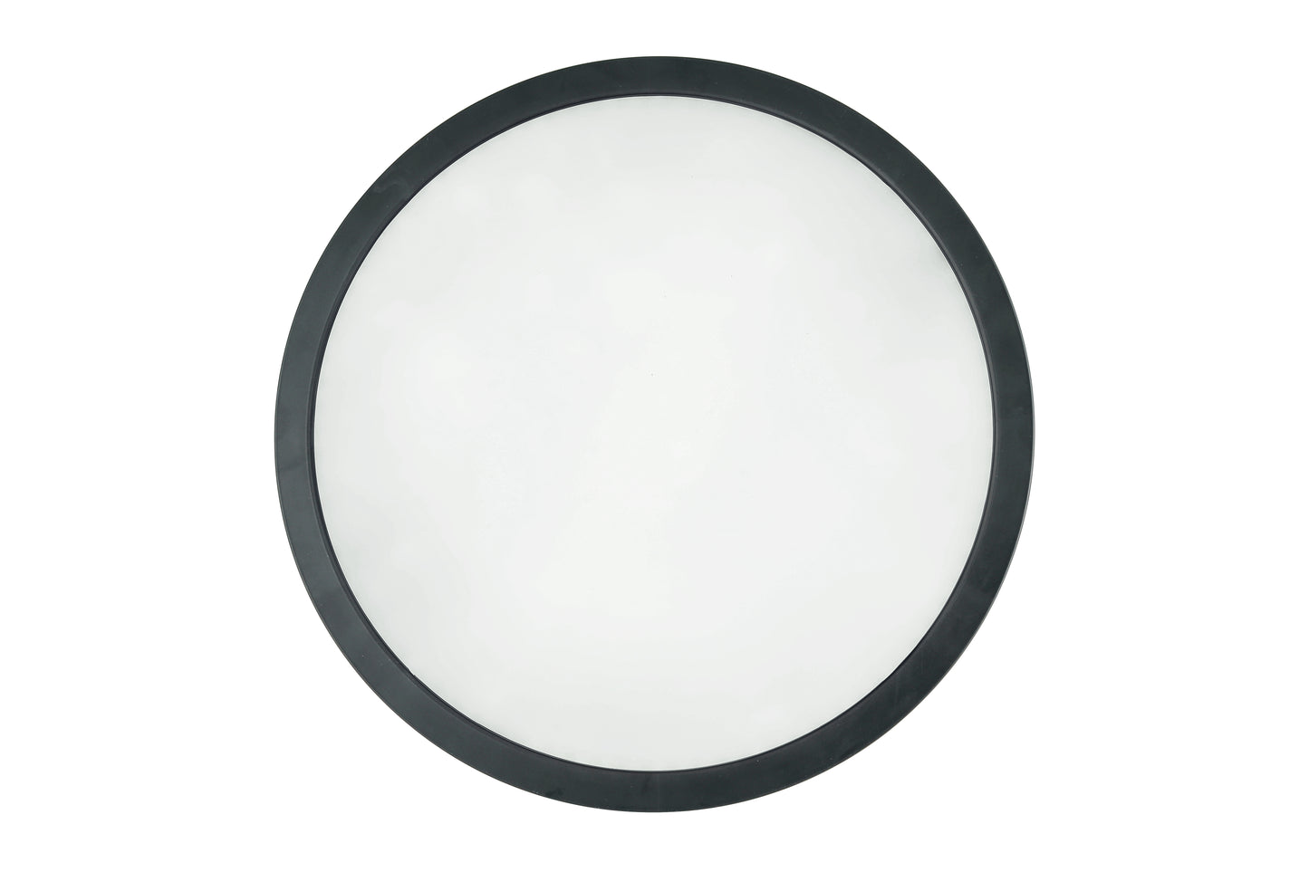 X9412-FB-LED-5CCT - Slim Line II 1 Light 12" Wide Flush Mount - Flat Black