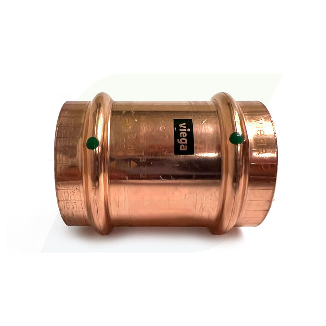 78197 - 2" Copper ProPress Coupling without Stop