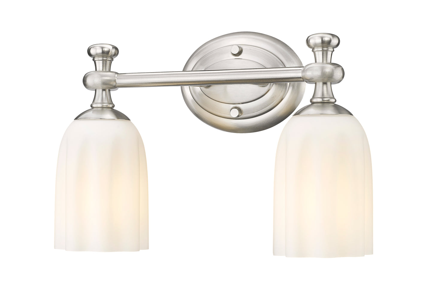 1102-2V-BN - Orion 2 Light 14" Vanity - Brushed Nickel