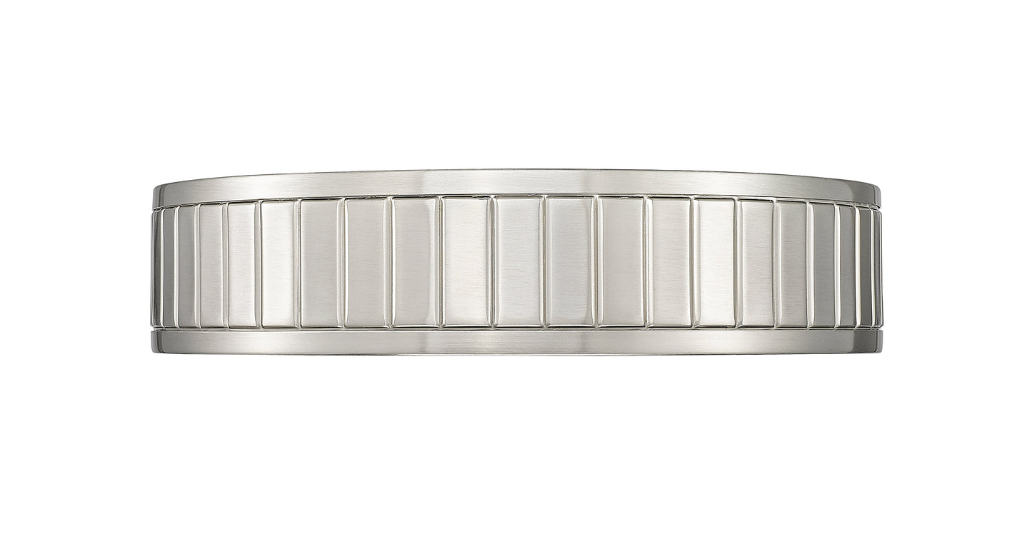 1005F12-BN-LED - Madison 1 Light Flush 12" Mount - Brushed Nickel