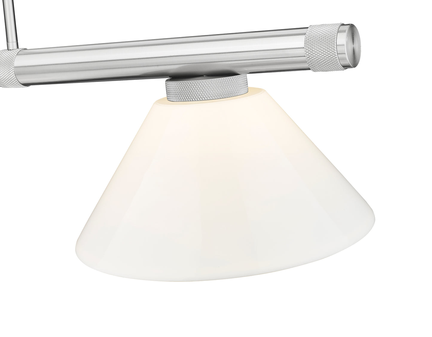 3050-3BN-PWH - Vanguard 3 Light 58" Billiard - Brushed Nickel