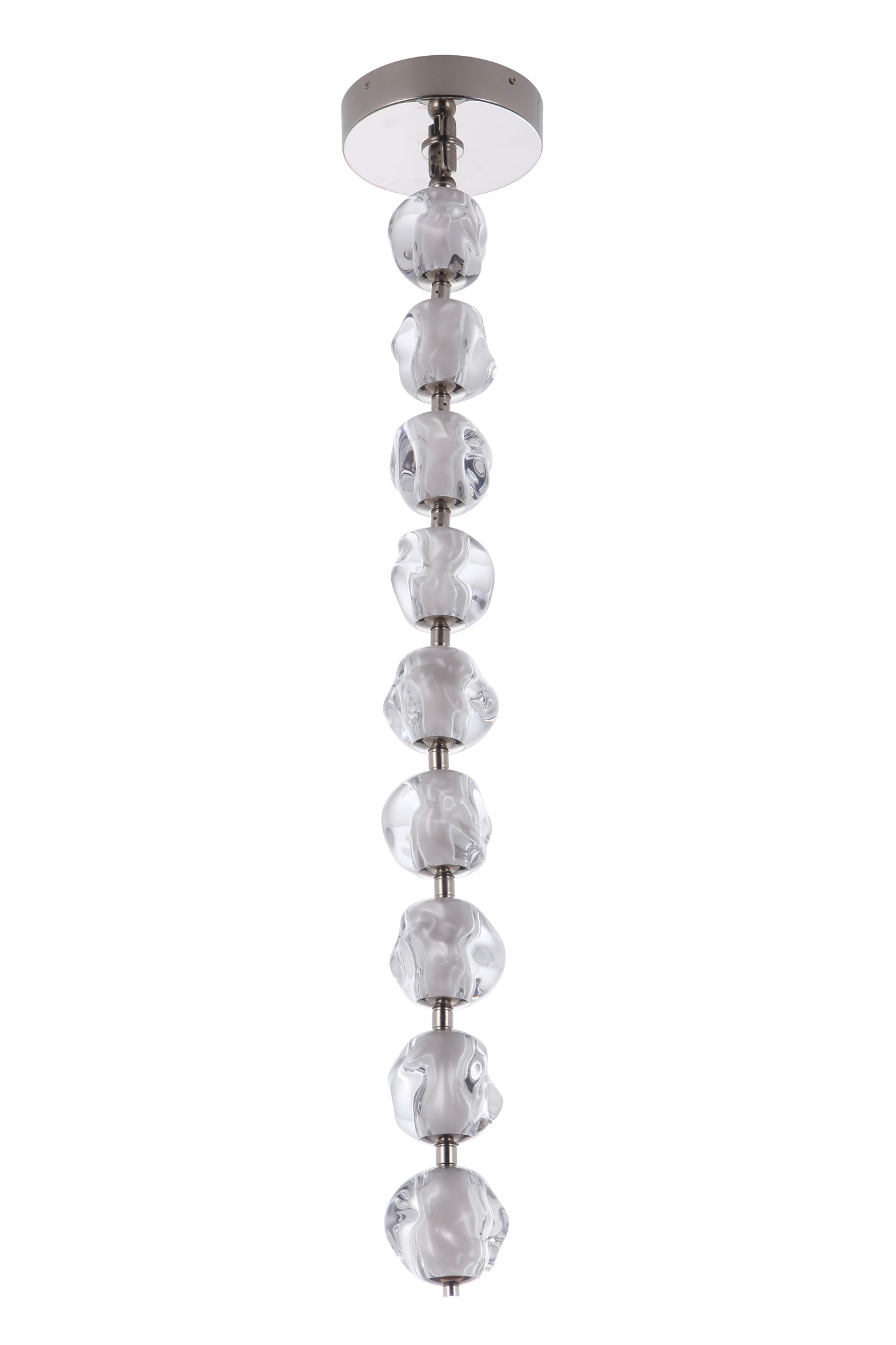 59492-PLN-LED - Jackie 8.3" Wide Pendant - Polished Nickel