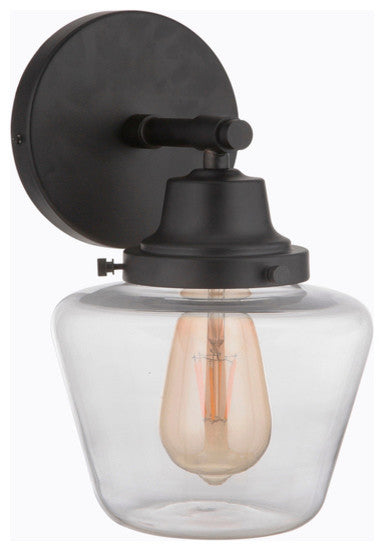 19507FB1 - Essex 1 Light 11.02" High Wall Sconce - Flat Black