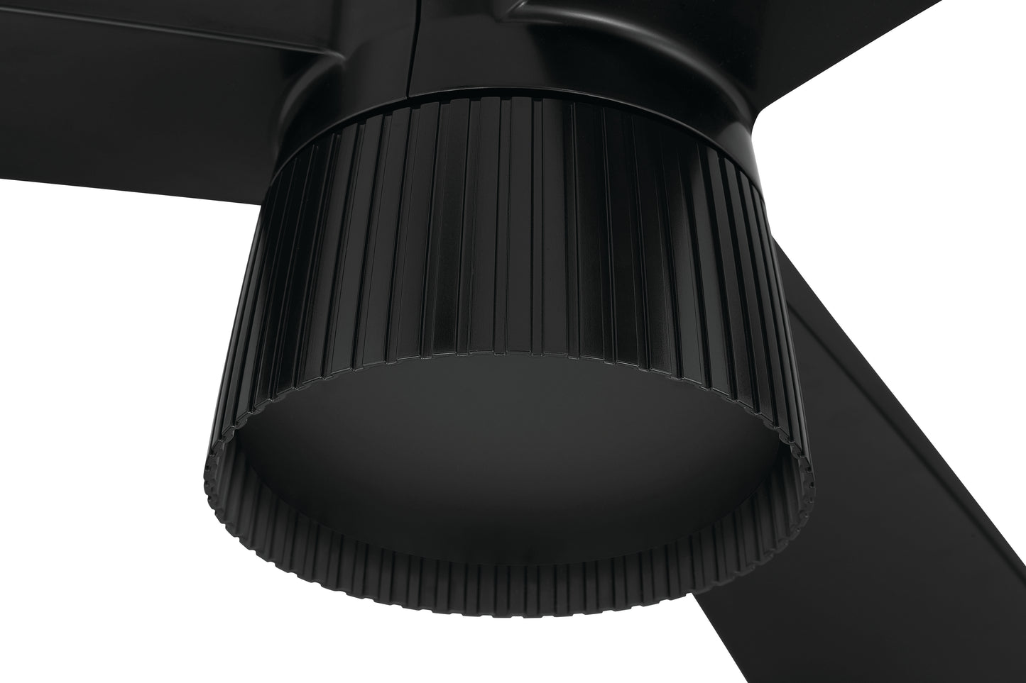 CTO52FB3 - Canto 52" 3-Blade Indoor/Outdoor Rated Damp Ceiling Fan 52" 3 Blade Indoor Outdoor Ceiling Fan with Light Kit - Flat Black