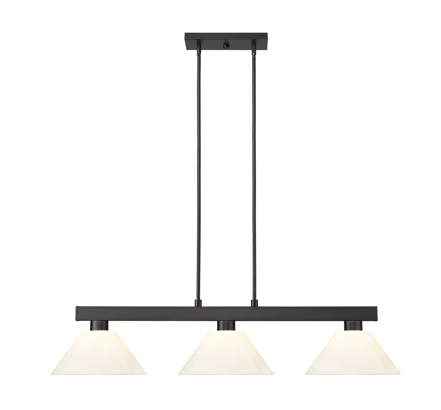 152MB-PWH - Cobalt 3 Light 46" Billiard - Matte Black
