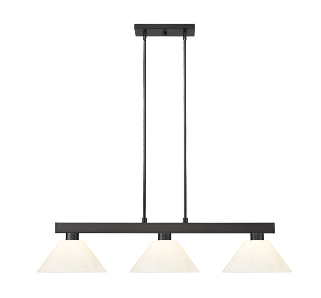 152MB-PWH - Cobalt 3 Light 46" Billiard - Matte Black