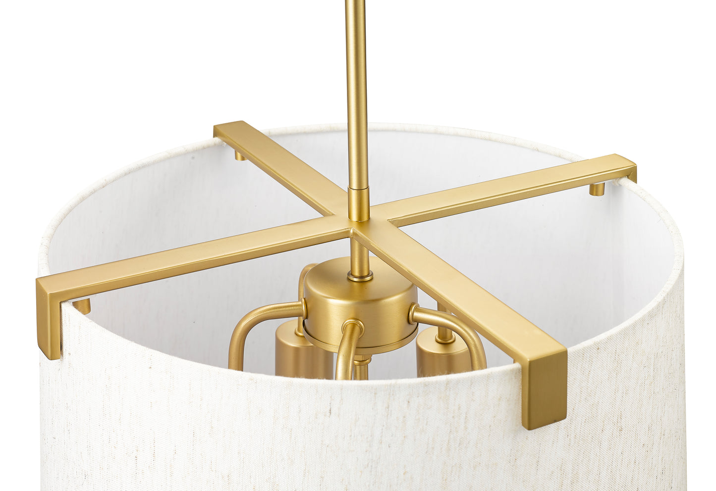 3502P18-MGLD - Weston 5 Light 18" Pendant - Modern Gold