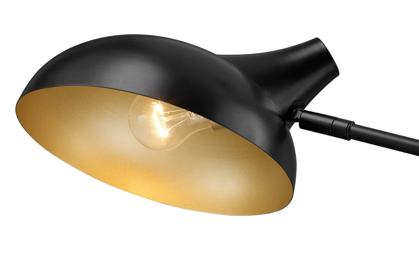 1942-3MB - Bellamy 3 Light 46" Chandelier - Matte Black
