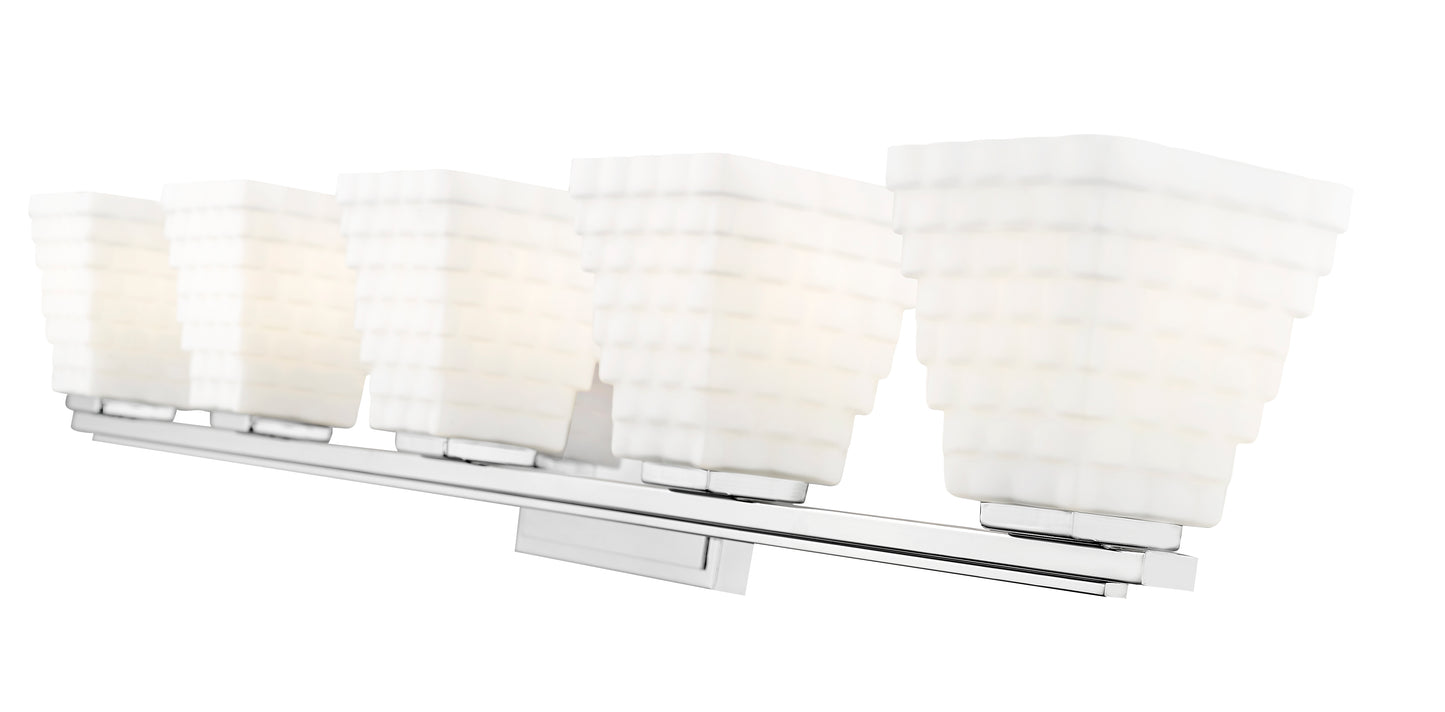 7514-5V-CH - Annalise 5 Light 42" Vanity - Chrome
