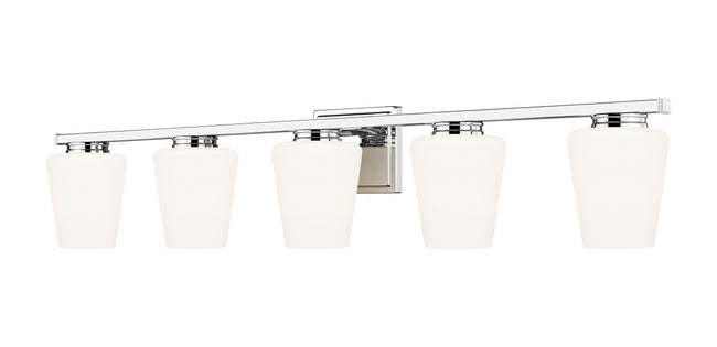 7703-5V-CH - Nextra 5 Light 42" Vanity - Chrome