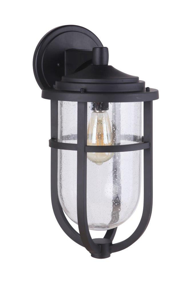 ZA4724-MN - Voyage 1 Light 19" High Outdoor Wall Lantern - Midnight
