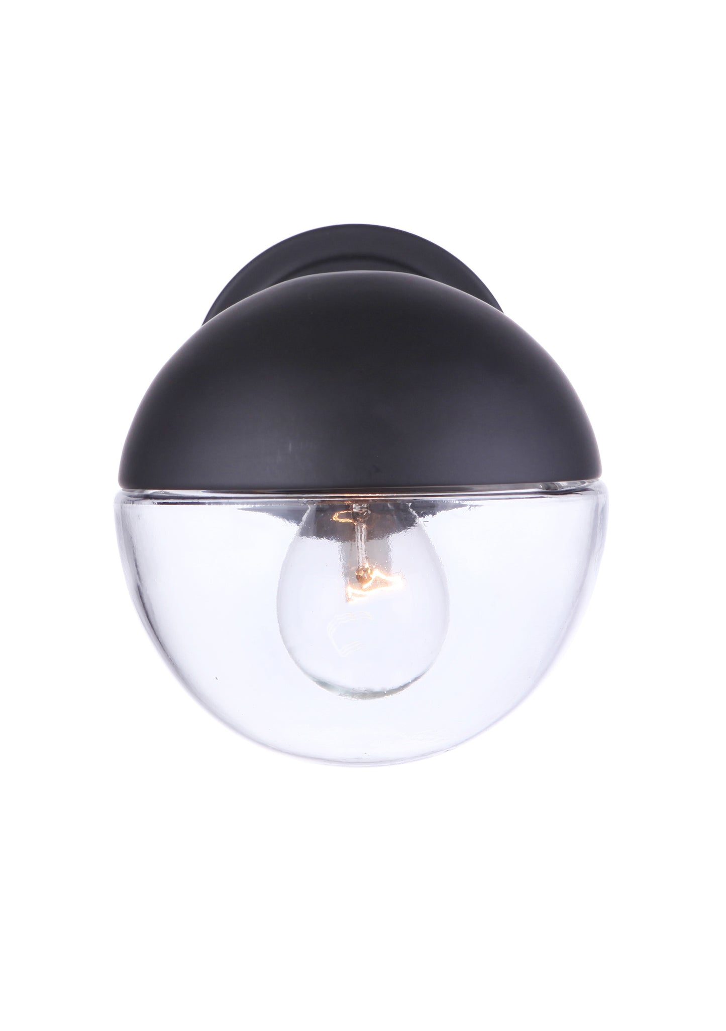 ZA3404-MN - Evie 1 Light 7.25" High Outdoor Wall Lantern - Midnight