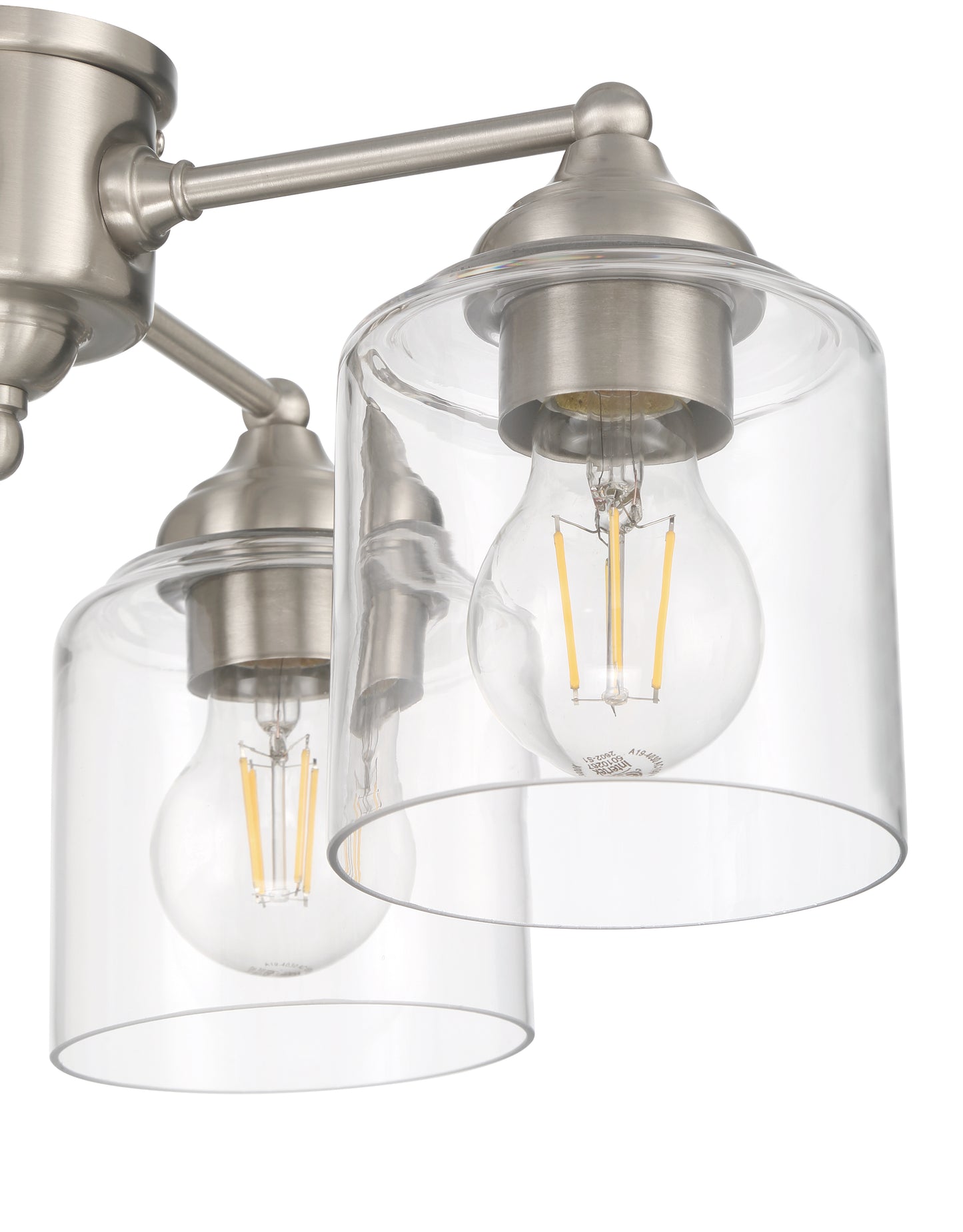 LK2606-4L-LED-BNK - 4 Light Light Kit in Brushed Polished Nickel (Clear Glass)