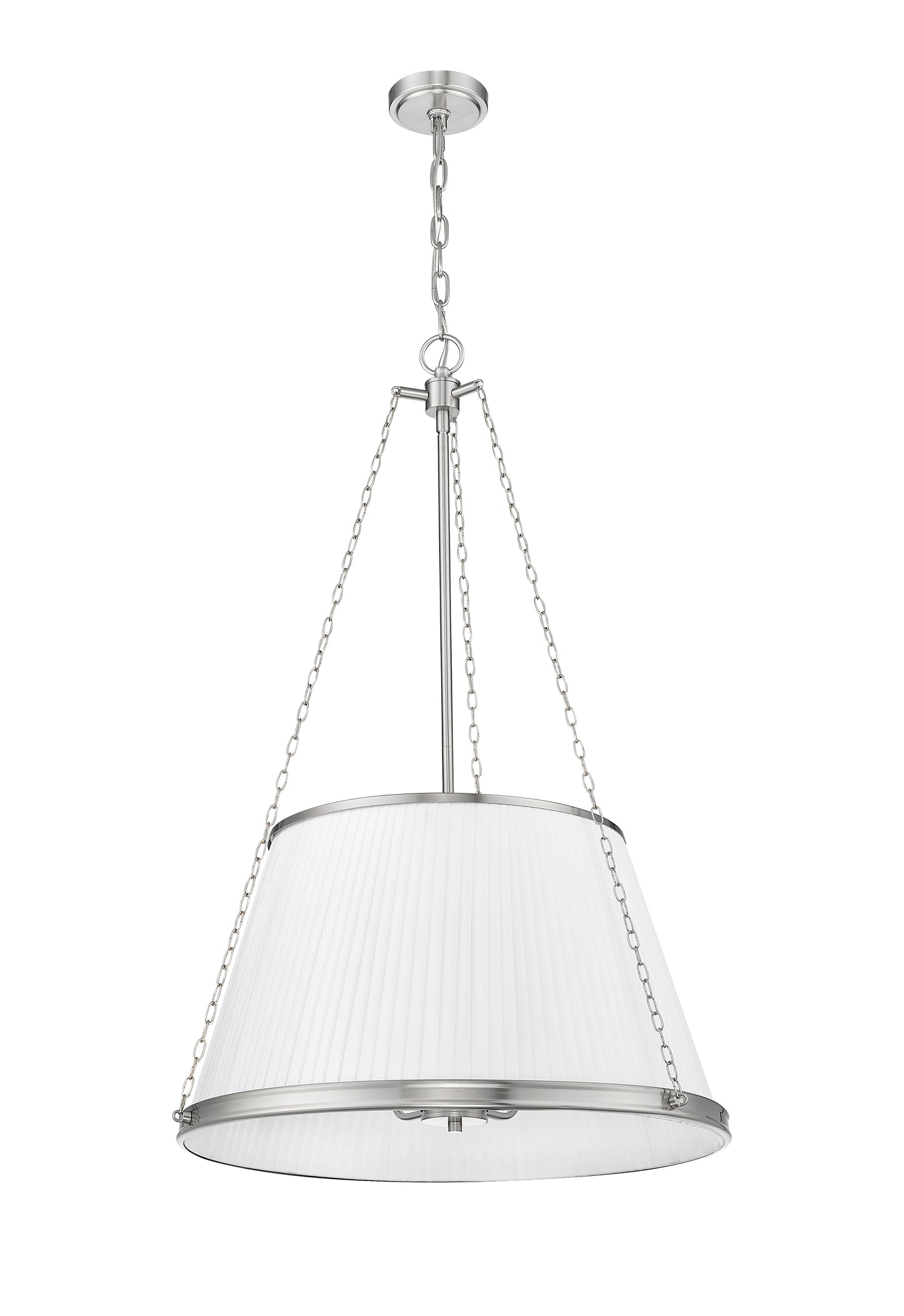 1954P24-BN - Madeline 6 Light 24" Pendant - Brushed Nickel