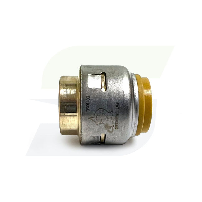 U514LF - 1/2" Lead Free Brass End Cap - Push-to-Connect
