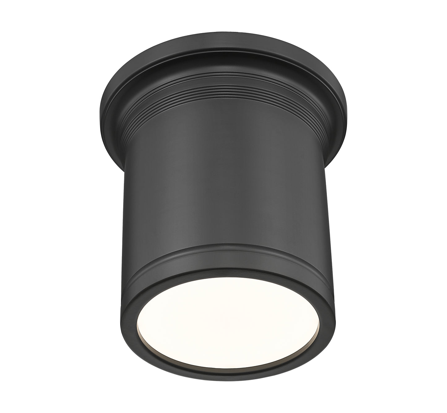 7702F8-MB-LED - Bentley 1 Light Flush 8" Mount - Matte Black