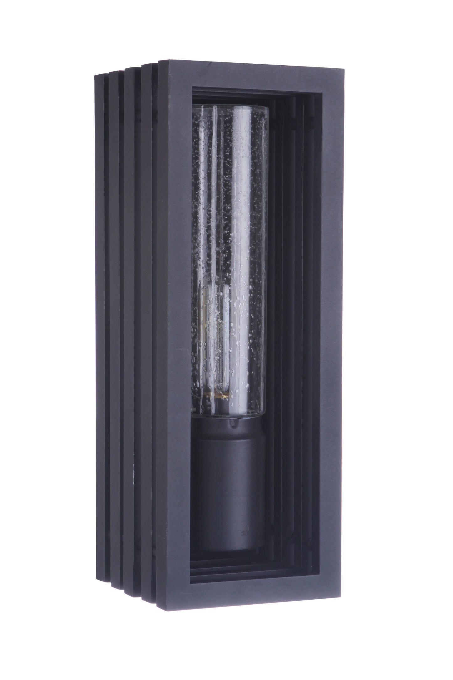 ZA2810-TB - Carmel 1 Light 16" High Outdoor Wall Lantern - Textured Black