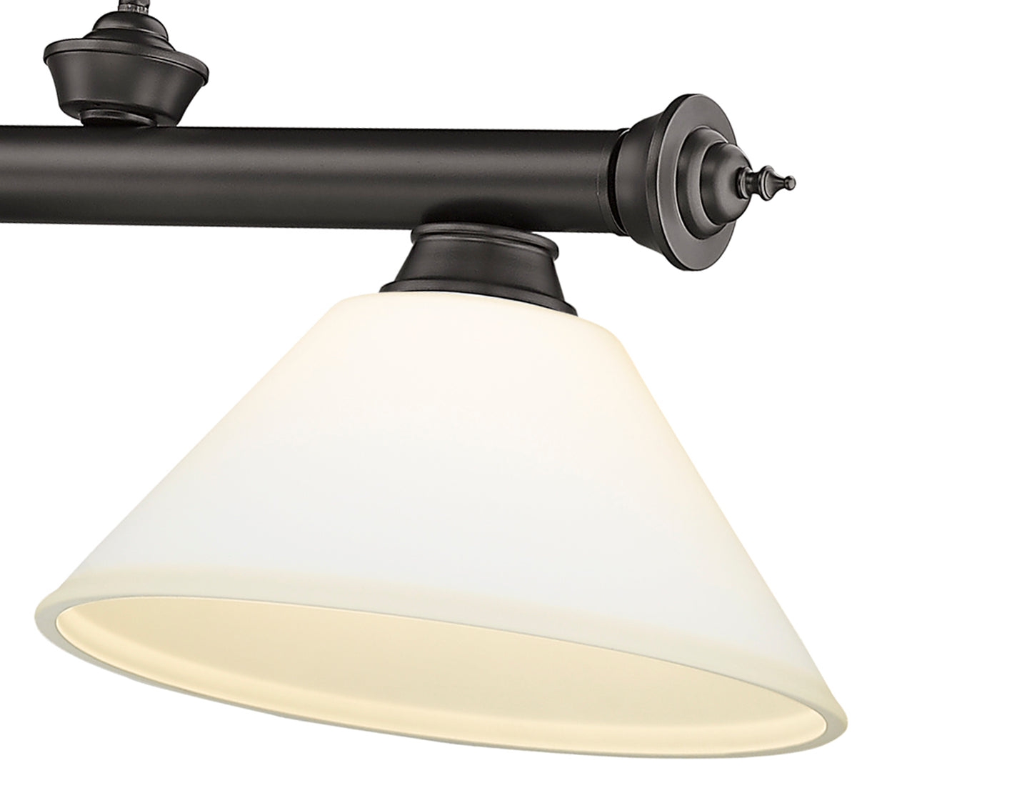 2306-3BRZ-AMO14 - Cordon 3 Light 57" Billiard - Bronze
