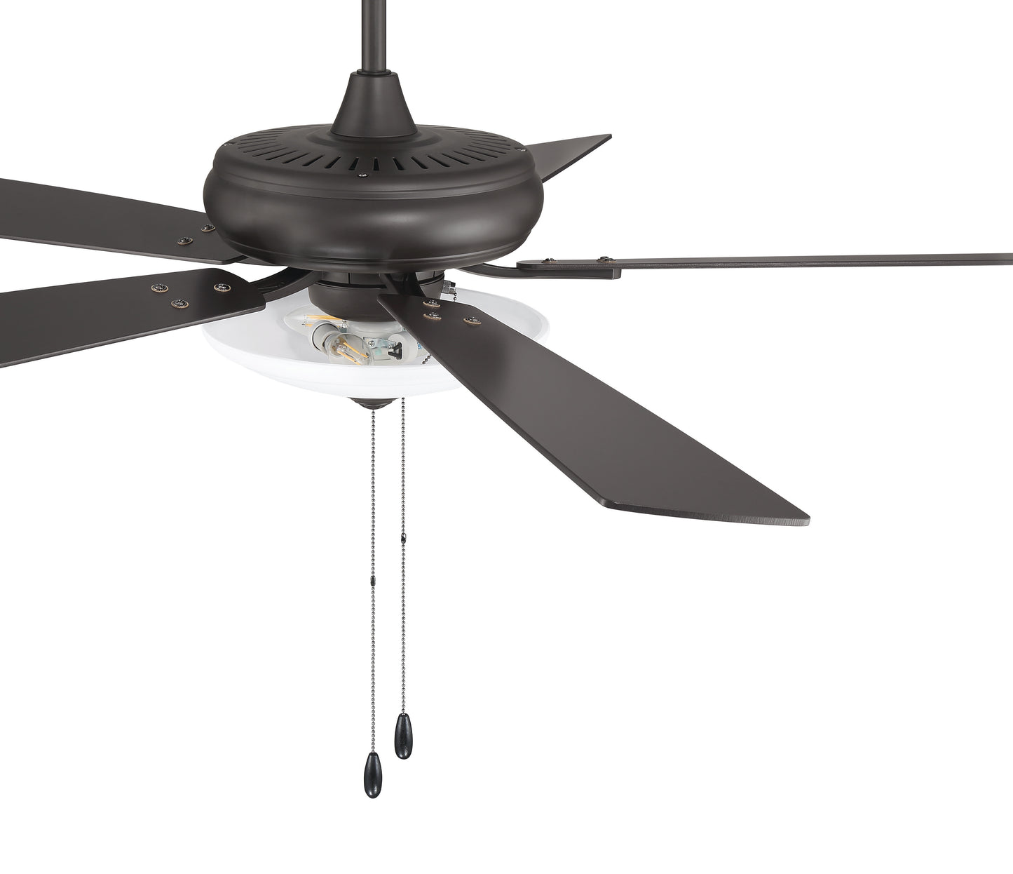 ECF111CBZ5-CBZWLN - Eos 3 Light Bowl 52" 5 Blade Ceiling Fan with Light Kit - Classic Bronze