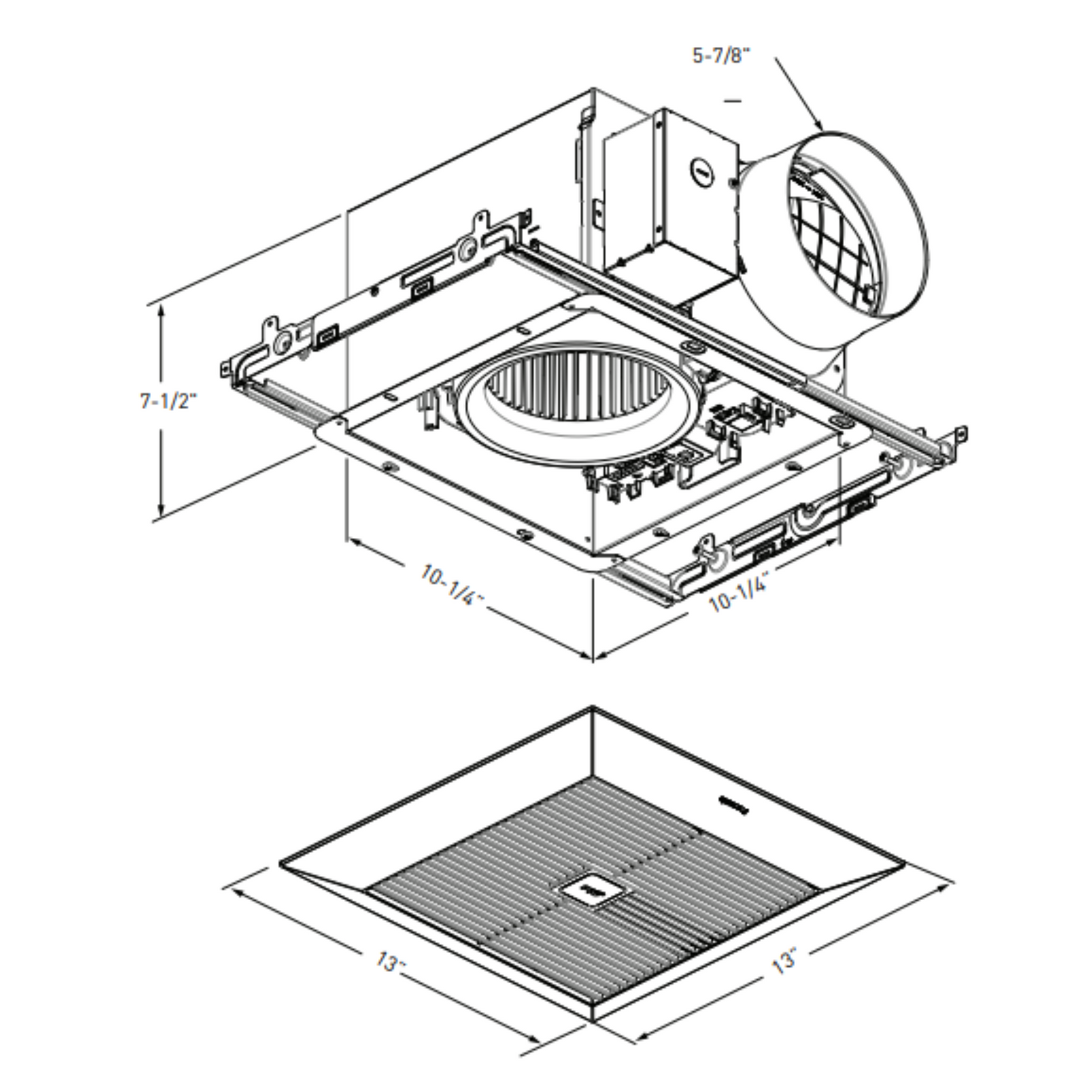 Panasonic FV-1115VK2 - WhisperGreen Select Fan, 110-130-150 CFM