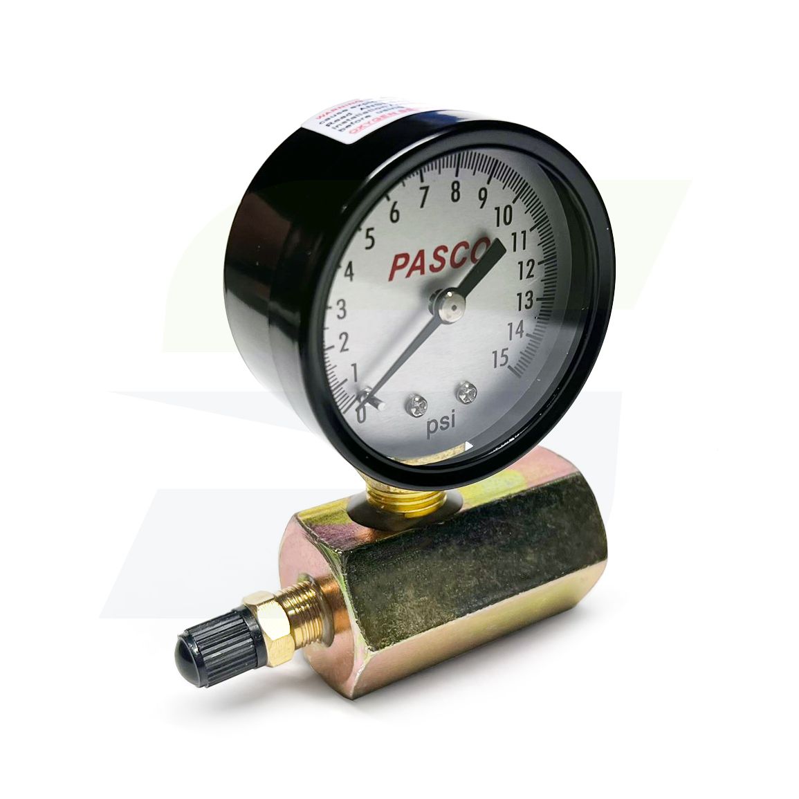 1726-10G - 2" Dial Air Test Gauge Assembly - 0 to 15 PSI - 3/4" FPT