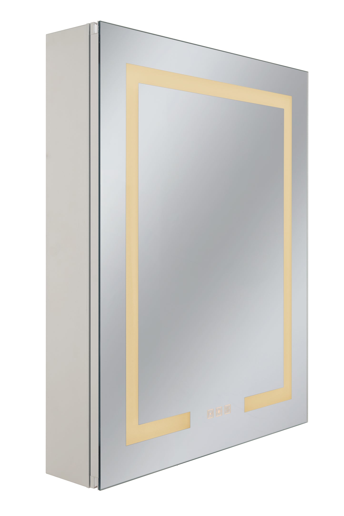MIR2413M-W3C - 1 Light 24" Wide LED Cabinet Mirror - White