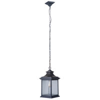 Z3211-MN - Gentry 1 Light 8.5" Wide Outdoor Pendant - Midnight